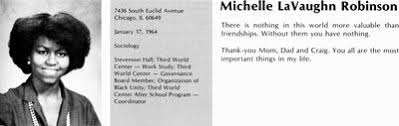 We were always fairly active as a family, but i did get caught on the diet front. From The Same Princeton Piece Michelle Obama S High School Senior Yearbook Entry Michelle Obama High School Seniors Michelle