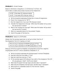 Linear Functions Word Problems Pdf