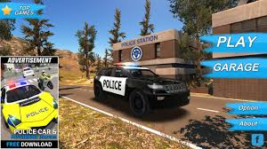 police car driving offroad apk
