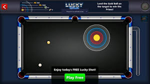 Lucky shot is a new minigame that the player can try for free once a day, where they need to hit a gold ball onto a target on the table to get rewards depending on where your gold ball all you have to do now is harness all your amazing pool skills and aim for the center prize!! 8 Ball Pool Lucky Shot Trick Golden Circle With Beginner Cue 6 Youtube