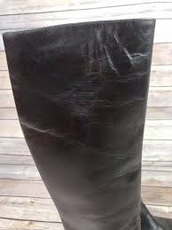 Maison Margiela Brown Leather Knee High Boots Booties Size Eu 36 Approx Us 6 Regular M B