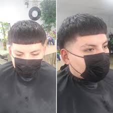 The mexican version of the caesar cut that is rocked by a plethora of mexican teenagers in dallas and houston. Estetica Unisex Amor The Good Ol Edgar Cut With A Taper On The Side This Look Is Great On Straight Hair Facebook