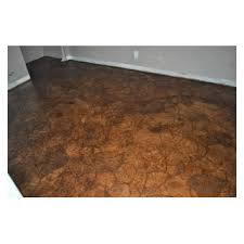 brown paper bag floor on concrete and