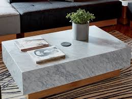 Faux marble block coffee table. West Elm Workspace Marble Block Coffee Table Http Www Westelmworkspace Com Products Marble Bloc Square Marble Coffee Table Marble Coffee Table Coffee Table