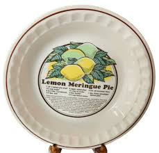 pie dish lemon meringue recipe ceramic