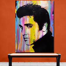 Large Size Pop Art Elvis Presley Icon