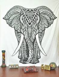 Indian Bohemian Elephant Printed