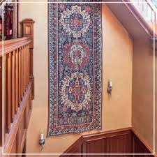 antique rugs as wall art claremont