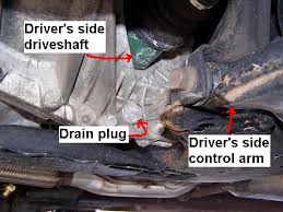 manual transmission drain plug fill