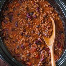 Homemade Chili Bean Recipe Crock Pot gambar png