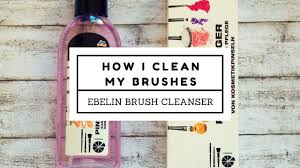 ebelin make up brush cleanser review