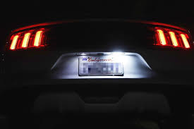 2015 Up Ford Mustang 3w Full Led License Plate Light Kit Ijdmtoy Com