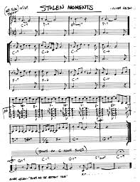Stolen Moments Lead Sheet Pdf By Oliver Nelson Minedit Com