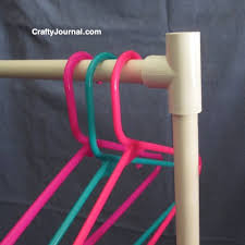 A clothing rack for you and a clothing rack for the little one! Pvc Pipe Rack