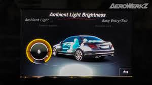 Aerowerkz Tricolor Ambient Led Lighting Kit For W205 C Class