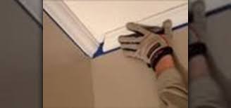 install crown molding on your ceiling