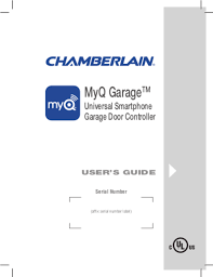 user manual chamberlain myq english