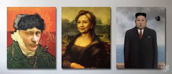 politicians painted into famous portraits