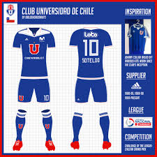 Fue oficializado en su nuevo club. Club Universidad De Chile Home Kit