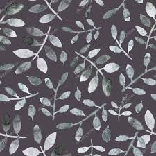 Editable eps8 and jpeg (can edit in any vector and graphic editor) files are included. Seamless Floral Pattern Of Grey Branches And Leaves Loose Watercolor Dark Background 276329236 Larastock