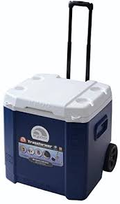 Put the ice in the igloo along with frozen stuff in the lower box along with milk, cream, eggs early wednesday a.m. Igloo Transformer Roller 60 Quart Cooler Buy Online At Best Price In Uae Amazon Ae