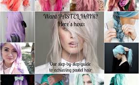 want pastel hair our step to step