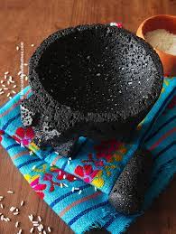 how to cure a molcajete mexican made