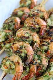 marinated grilled shrimp kabobs