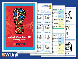 Football World Cup 2018 With Widgit Symbols