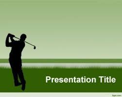 Free Golf Powerpoint Presentation Template With Great Golf