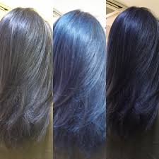 Purple shampoo for blonde hair: Ash Grey Blue Blue Black Hair Shampoo Salon Facebook