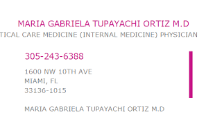 Lowongan pt npi tambun bekasi : 1174787576 Npi Number Maria Gabriela Tupayachi Ortiz M D Miami Fl Npi Registry Medical Coding Library Www Hipaaspace Com C 2021