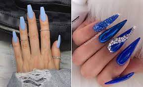 43 chic blue nail designs you will want