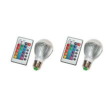 Shop Led Color Changing Light Bulb With Remote Control On Sale Overstock 19966773