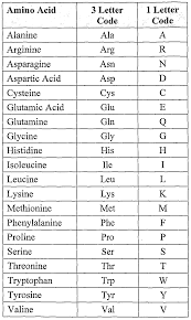 Amino Acids List Floattrck