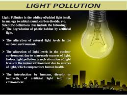 Light Pollution And The Ecosystem Ppt Download