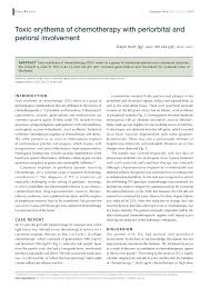 pdf toxic erythema of chemotherapy