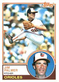 View player bio from the sabr bioproject Behold The Last Great Jim Palmer Baseball Card