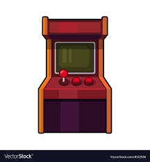 gaming cabinet vector image