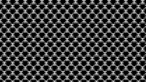 black white chanel desktop wallpaper