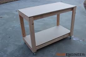 How to build the garage workbench. Easy Portable Workbench Plans Rogue Engineer