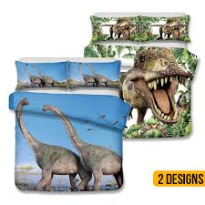 kids bedding dinosaur cover set