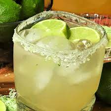 refreshing pitcher margaritas with a
