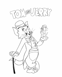 tom and jerry kids coloring pages