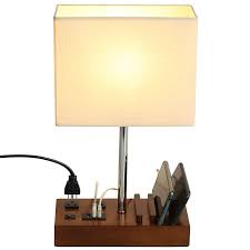 briever usb table lamp multi