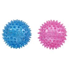 Meijer Squeak Light Spiked Ball Dog Toy 2 5 X22 Fetch Toys Meijer Grocery Pharmacy Home More