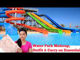 water park theme park makeup hair