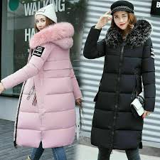 Winter Warm Women Girl Puffer Fur Long