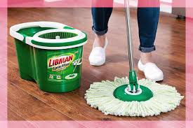 the libman microfiber spin mop and