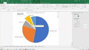 Excel 2016 Creating A Pie Chart